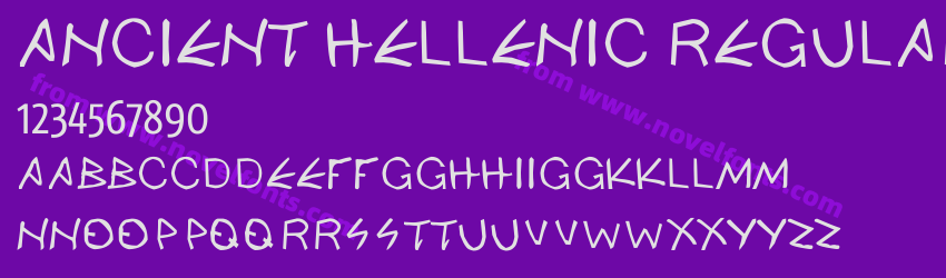 ancient Hellenic RegularPreview ancient Hellenic RegularPreview