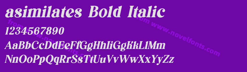 asimilates Bold ItalicPreview asimilates Bold ItalicPreview