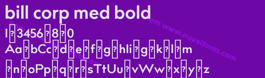 bill corp med boldPreview bill corp med boldPreview