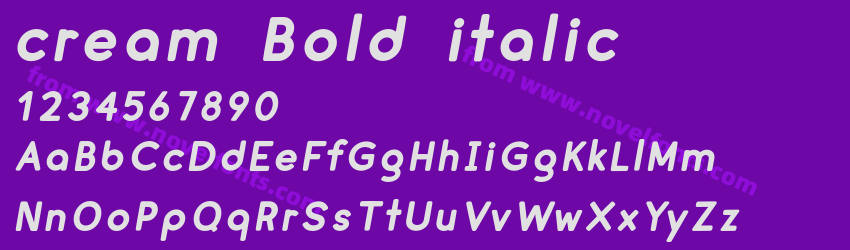 cream Bold italicPreview cream Bold italicPreview
