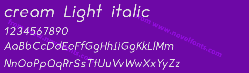 cream Light italicPreview cream Light italicPreview