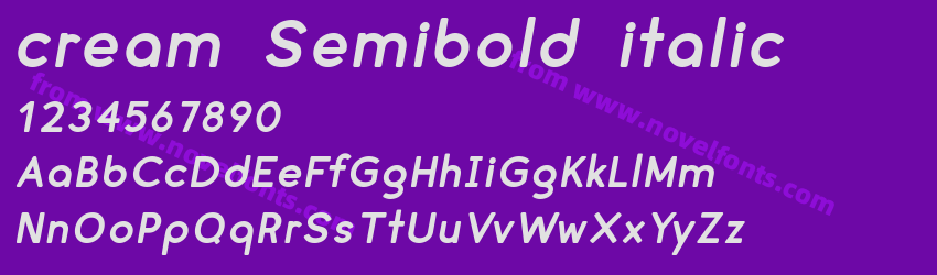 cream Semibold italicPreview cream Semibold italicPreview