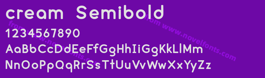 cream SemiboldPreview cream SemiboldPreview