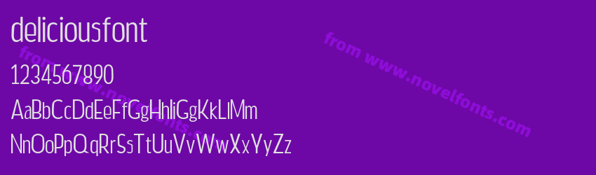 deliciousfontPreview