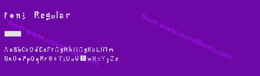 font RegularPreview font RegularPreview