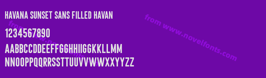 havana sunset sans filled havanPreview havana sunset sans filled havanPreview