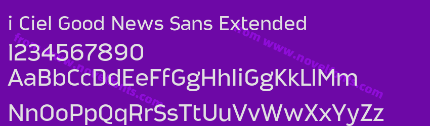 i Ciel Good News Sans ExtendedPreview i Ciel Good News Sans ExtendedPreview