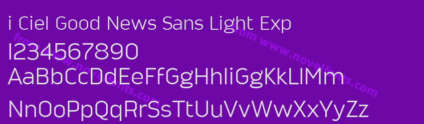 i Ciel Good News Sans Light ExpPreview i Ciel Good News Sans Light ExpPreview