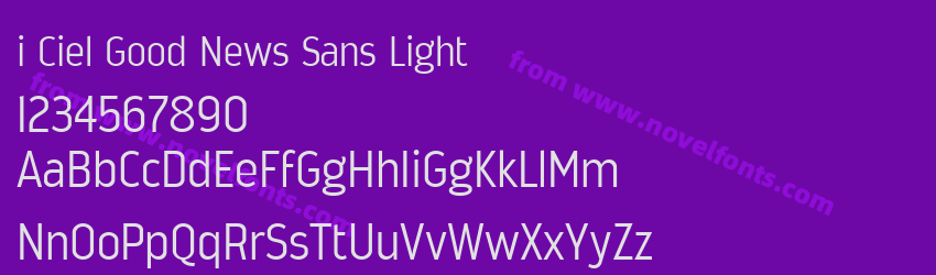 i Ciel Good News Sans LightPreview i Ciel Good News Sans LightPreview
