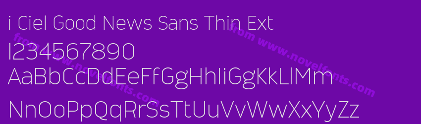 i Ciel Good News Sans Thin ExtPreview i Ciel Good News Sans Thin ExtPreview