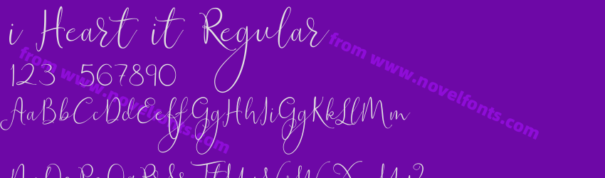 i Heart it RegularPreview i Heart it RegularPreview