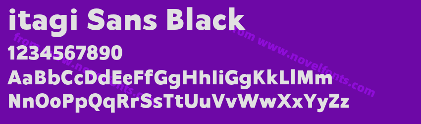 itagi Sans BlackPreview itagi Sans BlackPreview