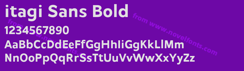 itagi Sans BoldPreview itagi Sans BoldPreview