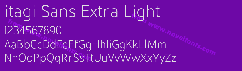 itagi Sans Extra LightPreview itagi Sans Extra LightPreview
