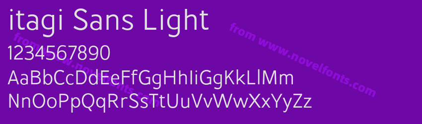 itagi Sans LightPreview itagi Sans LightPreview