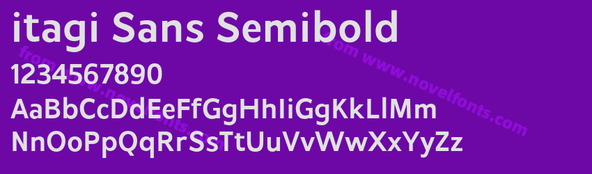 itagi Sans SemiboldPreview itagi Sans SemiboldPreview