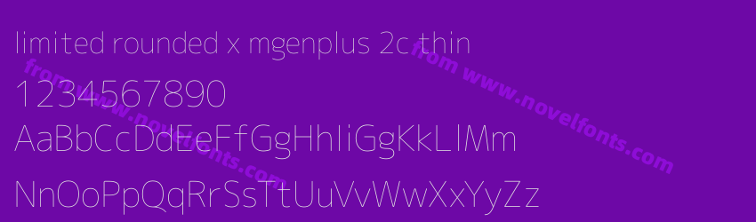 limited rounded x mgenplus 2c thinPreview limited rounded x mgenplus 2c thinPreview