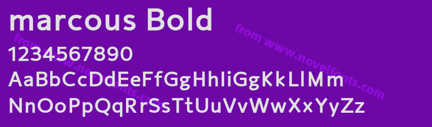 marcous BoldPreview