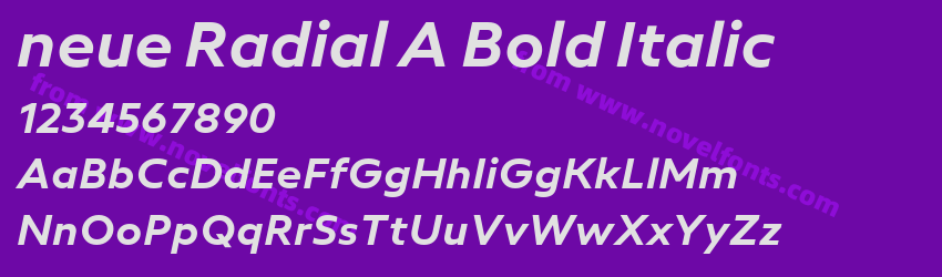 neue Radial A Bold ItalicPreview neue Radial A Bold ItalicPreview