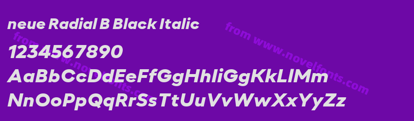 neue Radial B Black ItalicPreview neue Radial B Black ItalicPreview