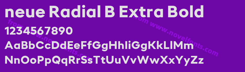 neue Radial B Extra BoldPreview neue Radial B Extra BoldPreview