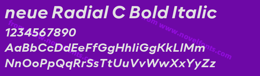 neue Radial C Bold ItalicPreview neue Radial C Bold ItalicPreview