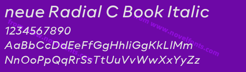 neue Radial C Book ItalicPreview neue Radial C Book ItalicPreview