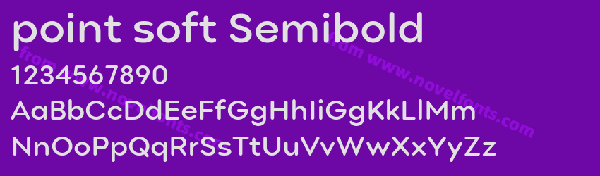 point soft SemiboldPreview point soft SemiboldPreview