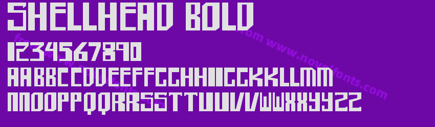 shellhead BoldPreview shellhead BoldPreview