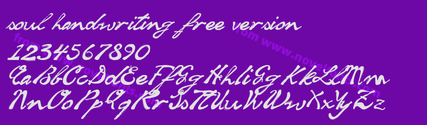 soul handwriting_free versionPreview soul handwriting_free versionPreview