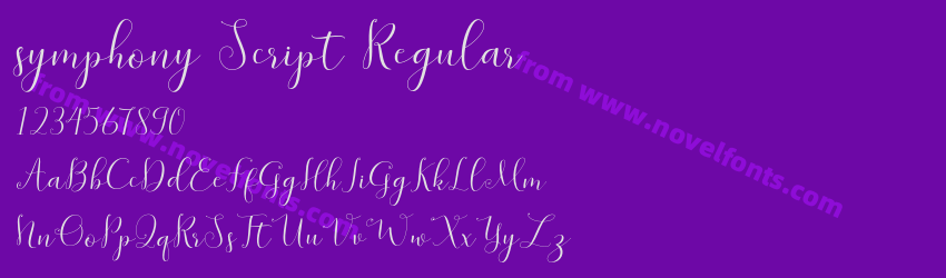 symphony Script RegularPreview symphony Script RegularPreview