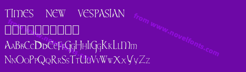 times new vespasianPreview times new vespasianPreview