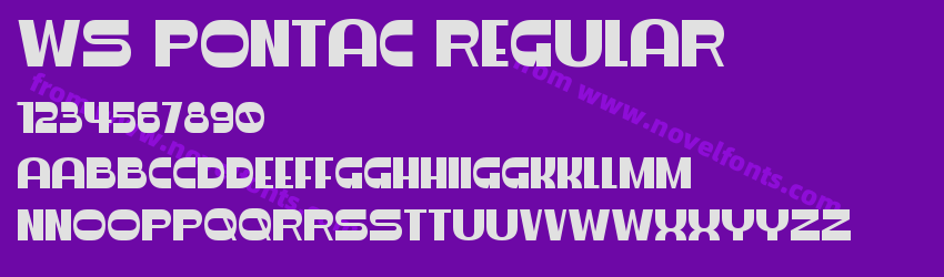 ws Pontac RegularPreview ws Pontac RegularPreview