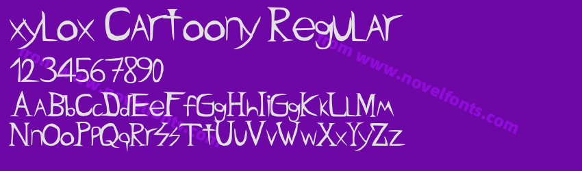 xylox Cartoony RegularPreview xylox Cartoony RegularPreview