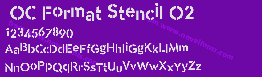  OC Format Stencil O2Preview