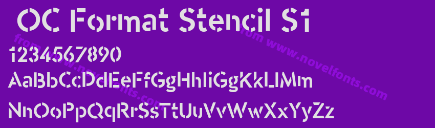 OC Format Stencil S1Preview OC Format Stencil S1Preview