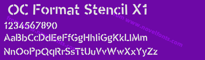 OC Format Stencil X1Preview OC Format Stencil X1Preview