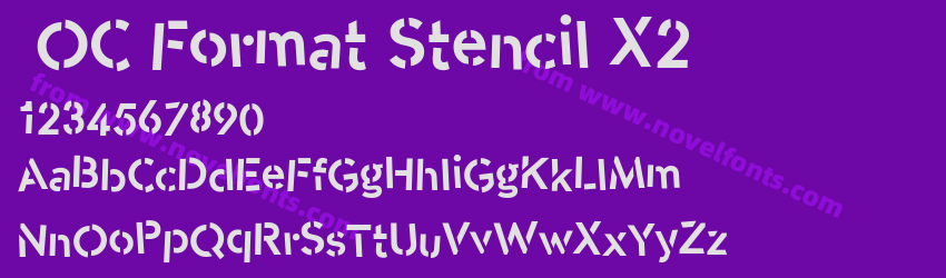  OC Format Stencil X2Preview