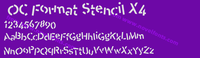 OC Format Stencil X4Preview OC Format Stencil X4Preview
