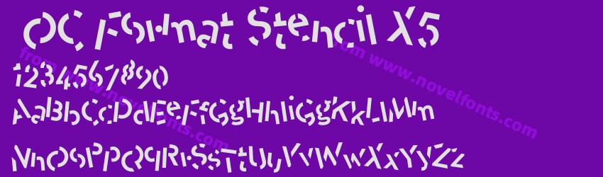 OC Format Stencil X5Preview OC Format Stencil X5Preview