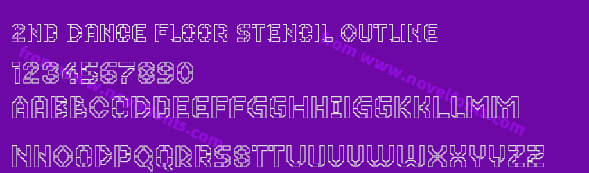 2nd Dance Floor Stencil OutlinePreview 2nd Dance Floor Stencil OutlinePreview