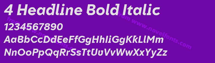 4 Headline Bold ItalicPreview 4 Headline Bold ItalicPreview