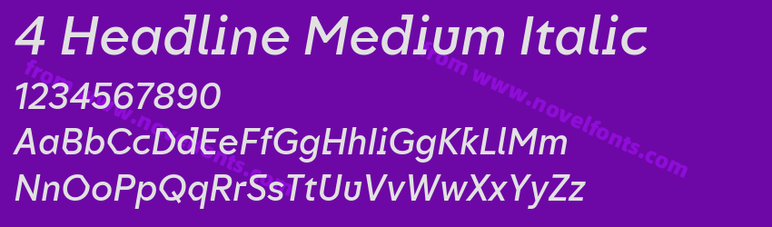 4 Headline Medium ItalicPreview 4 Headline Medium ItalicPreview