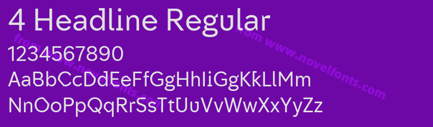 4 Headline RegularPreview 4 Headline RegularPreview