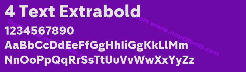 4 Text ExtraboldPreview 4 Text ExtraboldPreview