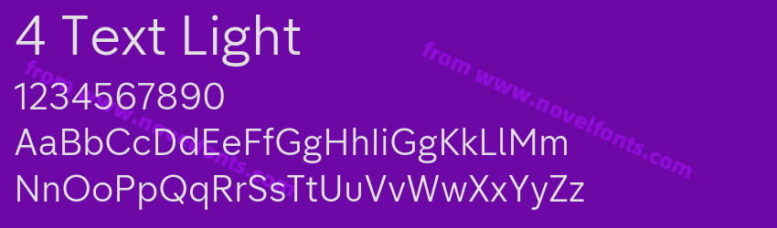 4 Text LightPreview