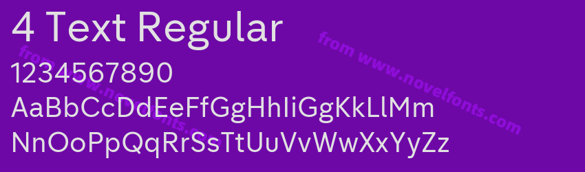 4 Text RegularPreview 4 Text RegularPreview