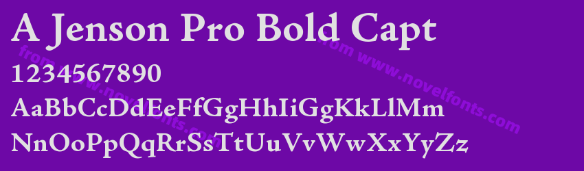 A Jenson Pro Bold CaptPreview A Jenson Pro Bold CaptPreview