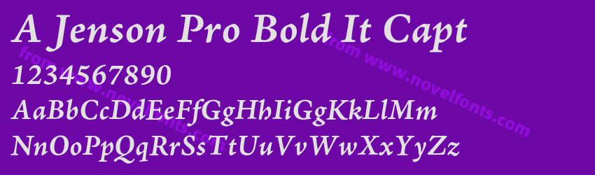 A Jenson Pro Bold It CaptPreview A Jenson Pro Bold It CaptPreview