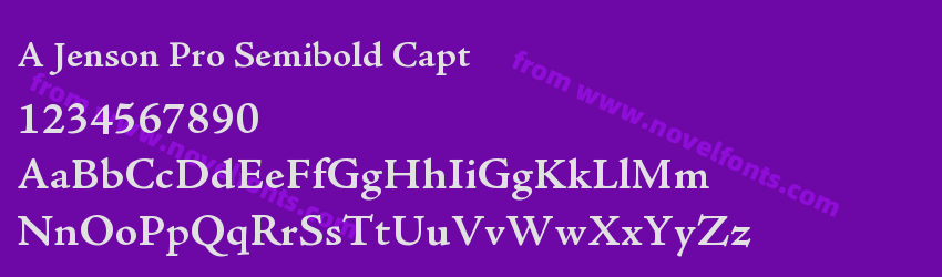 A Jenson Pro Semibold CaptPreview A Jenson Pro Semibold CaptPreview